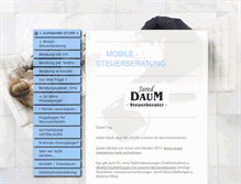Tablet Screenshot of freiburg-steuerberater.de